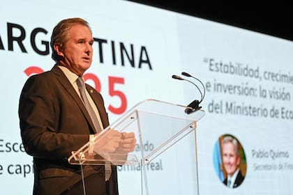 Pablo Quirno, secretario de Finanzas, en el evento organizado por VALO