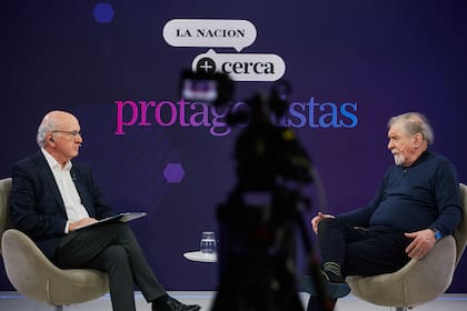 Pablo Sirvén junto a Arturo Puig, durante la esperada entrevista al actor