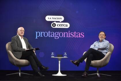 Pablo Sirven y Guillermo Francella en LA NACION + Cerca Protagonistas