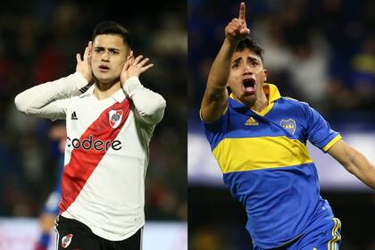 Pablo Solari y Luca Langoni fueron dos de los debutantes en el último Superclásico