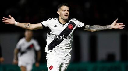 Pablo Vegetti ya grita goles en Vasco da Gama, luego de su exitoso ciclo en Belgrano