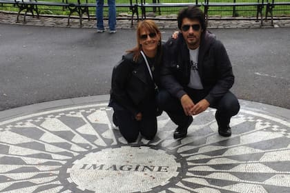 Pablo y Jorgelina en su viaje a Nueva York
