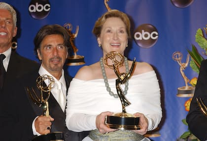 Pacino y Streep ganaron el Emmy por el proyecto televisivo que los reunió