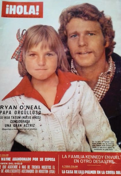 Padre e hija protagonizan la
tapa de la revista ¡HOLA! de
la edición de agosto de 1973.