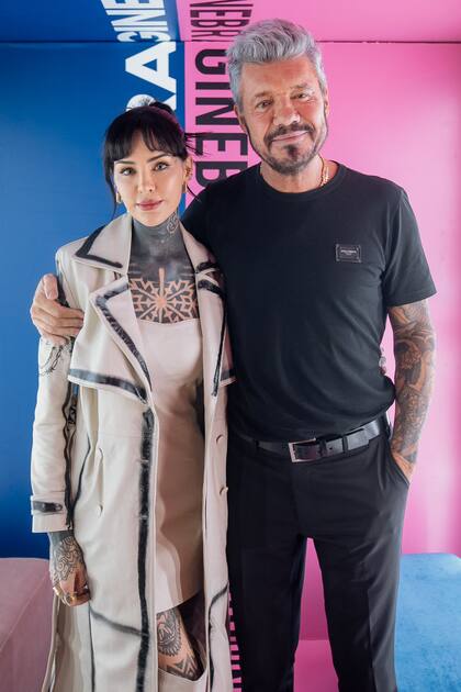 Padre e hija se sacaron fotos toda la noche e hicieron gala de su complicidad.