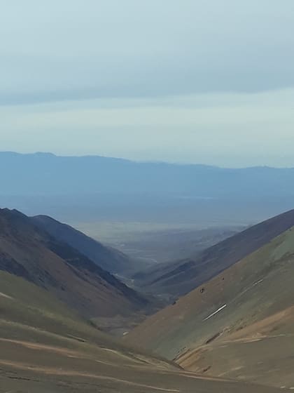 Paisaje de Agua Negra, San Juan, a 5000 metros sobre el nivel del mar