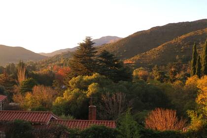 Paisaje de otoño en La Cumbre 