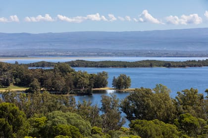 Paisaje serrano y el bosque diseñado por Pistarini