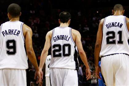 Paker, Ginóbili y Duncan, los tres ases de San Antonio