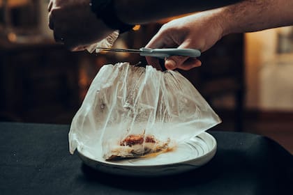 Uno de los platos que se sirvió durante el evento