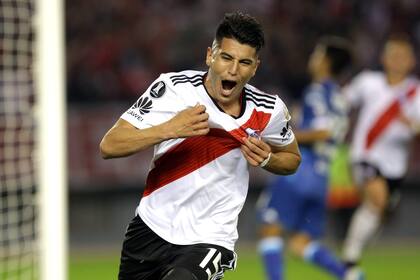 Palacios, el joven goleador de River