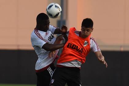 Palacios, junto a Balanta, en su segunda pretemporada