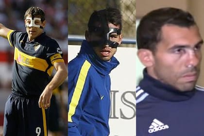 Palermi usó una blanca y Calleri, una negra; de qué color será la máscara de Tevez?