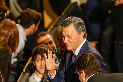 Palito Ortega en septiembre del 2025 en el Palacio Libertad, durante un homenaje. Luego debió recluirse por el Hérpes Zoster