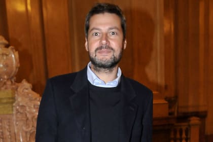 Matías Lammens, presidente del Club Atlético San Lorenzo de Almagro, asistió al show