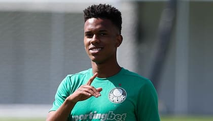 Palmeiras durante el entrenamiento vespertino Foto: "X" @Palmeiras