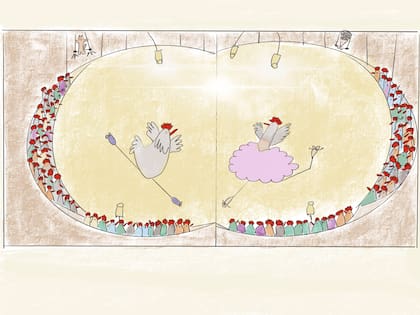 Paloma es la protagonista de un libro de ilustraciones.