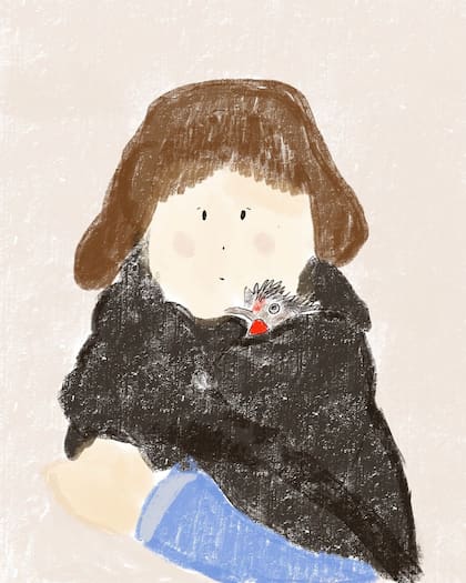 .Paloma experimentó un grave problema de salud al intentar poner un huevo, lo que hizo que su familia tuviera que llevarla de inmediato a la clínica veterinaria.