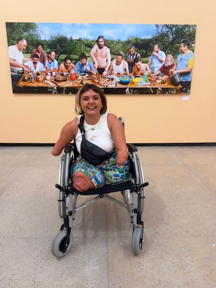 Paloma se transformó en una referente en las redes sociales para las personas con amputaciones (Foto: Gentileza Paloma López)