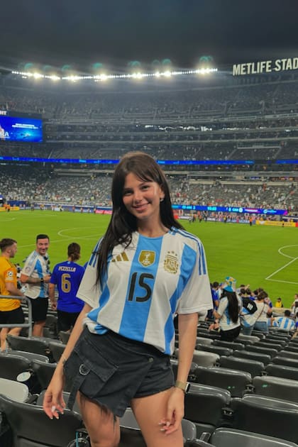 Paloma Silberberg sigue de cerca a su novio en cada partido de la Copa América. En el Mundial de Qatar no estuvieron presentes, dado que Nico González quedó afuera del plantel por una lesión.