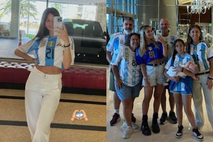 Paloma Silberberg y Wada Ramón, pareja de Nico González y Guido Rodríguez, mostraron cómo se prepararon para la previa de la final