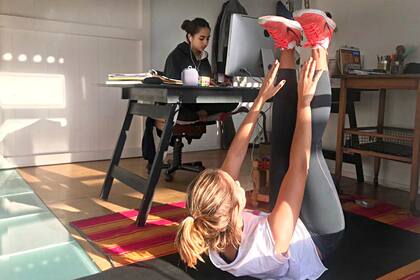 Paloma y Ema Gutierrez ante el desafío de pasar el tiempo en la cuarentena