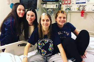 La hija de Marisa Brel fue dada de alta