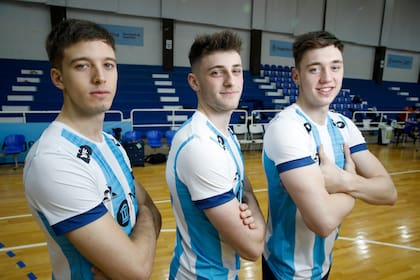 Palonsky, Vicentín y Zerba están afianzados en el vóleibol europeo, luego de competir mano a mano en la Liga Nacional.