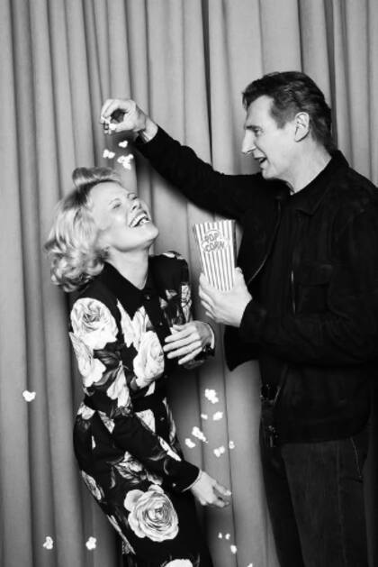 Pamela Anderson y Liam Neeson protagonizan la película The Naked Gun (Instagram/@pamelaanderson)