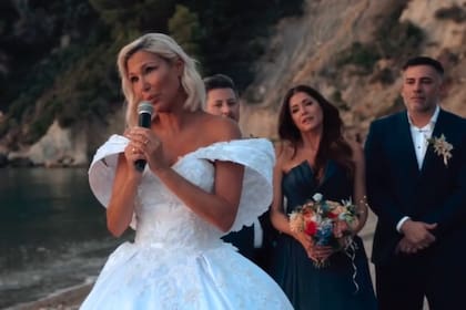Pamela David fue la dama de honor de la boda (Foto: Captura de video / Instagram @celinarucciok)