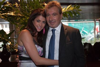 Pamela David y Daniel Vila, en la presentación de Desayuno