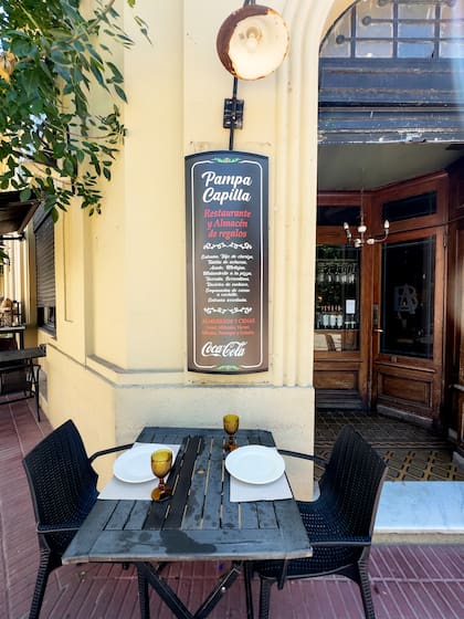 Pampa Capilla, en un antiguo banco