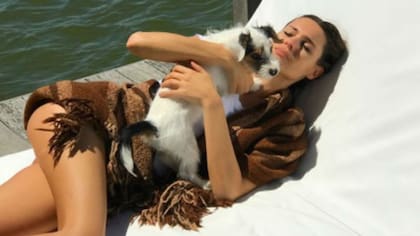 Pampita Ardohain, en su día de descanso