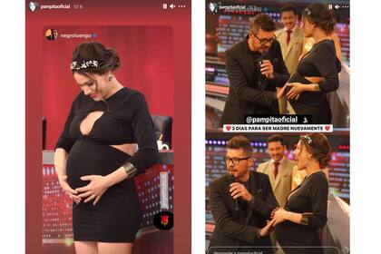 Pampita Ardohain se muestra ansiosa por el nacimiento de su hija