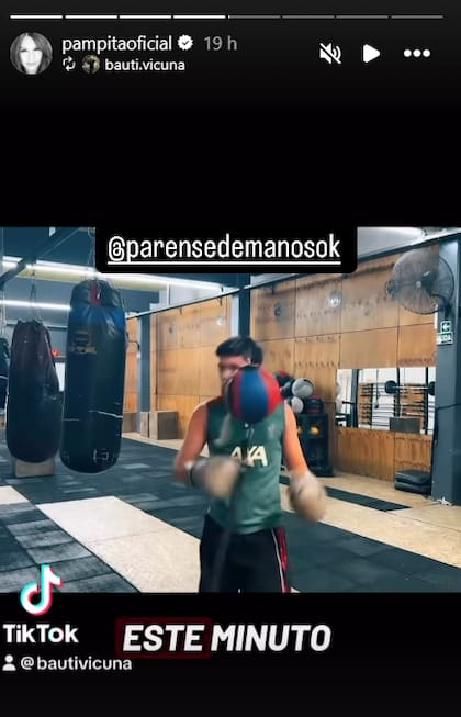 Pampita compartió el video de su hijo: ¿estará en Párense de manos?