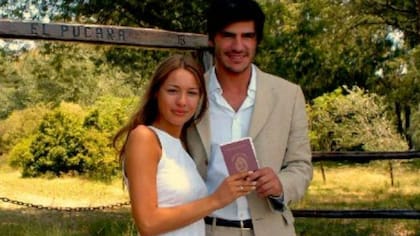 Pampita con Martín Barrantes, un matrimonio escandaloso