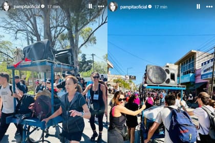 Pampita dijo presente en la peregrinación a Luján (Foto: Instagram @pampitaoficial)