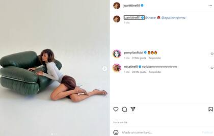 Pampita elogió las fotos de Juana Tinelli