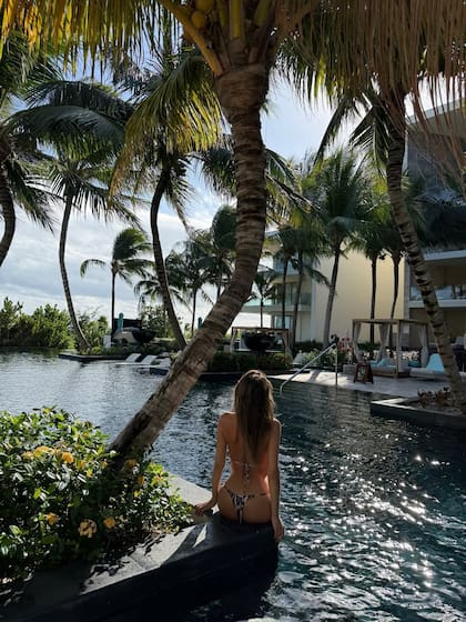 Pampita en la Golden Hour desde México (Foto: Instagram/@pampitaoficial)