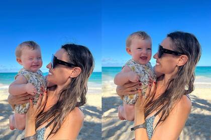 Pampita junto a Ana (Foto Instagram @pampitaoficial)