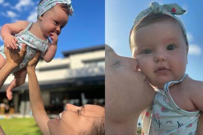 Pampita junto su hija Ana (Foto Instagram @pampitaoficial)