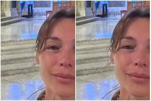 Pampita lloró al ver a la Virgen de Luján