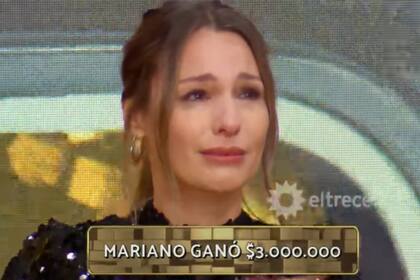 Pampita se quebró hasta las lágrimas al ver a Mariano y su hija Agustina (Foto: Captura / eltrece)