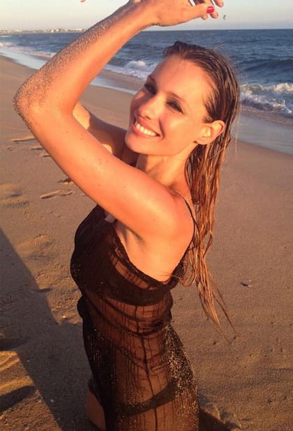 Pampita, siempre espléndida