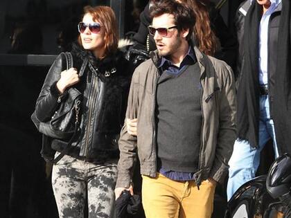 Pampita y Benjamín, una pareja que suele ir a Gardiner