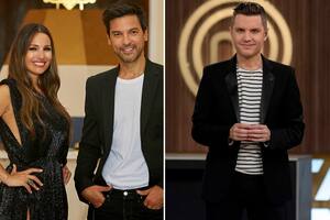 Pampita y el Chino Leunis al frente de El hotel de los famosos le complican los números a MasterChef Celebrity, conducido por Santiago del Moro