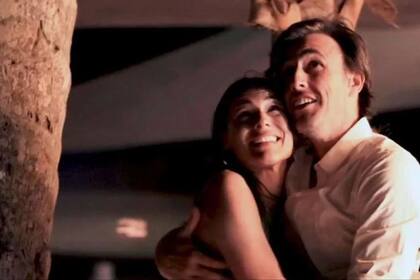 Pampita y García Moritán, durante la velada en la que él le pidió matrimonio