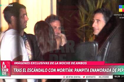 Pampita y Martín Pepa disfrutaron de la noche porteña (Foto: Captura de TV / A la tarde)