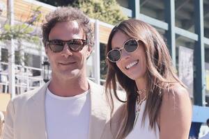 Pampita y Martín Pepa en la final del Abierto de Polo