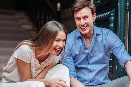 Pampita y Roberto García Moritán en el último cumpleaños de su hija Ana